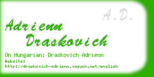 adrienn draskovich business card